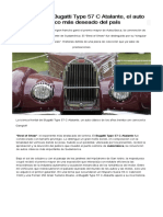 Secretos Del Bugatti Type 57 C Atalante El Auto Clásico Más Deseado Del País - Infobae-1