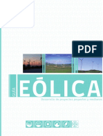 Guía Eolica Desarrollo de Proyectos Pequeños y Medianos PDF