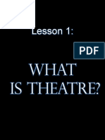 What Is Theatre