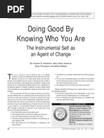 Doing Good by Knowing Who You Are: The Instrumental Self As An Agent of Change