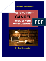 How To Outright Cancel 100 of Your Unsecured Debt Rev 2018 05 21 PDF