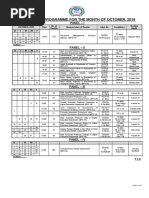 Interview Program OCTOBER 2019