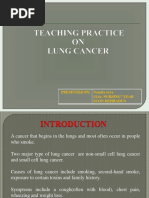 Teaching Practice.... Lung Cancer