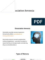 Dissociative Amnesia