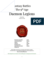 The Ninth Age - Daemon - Legions - 0 11 1 PDF