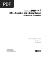 C, CPP Compiler & Lib Manual For Blackfin Processors