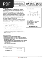 RA30H4452M: Electrostatic Sensitive Device