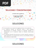 Soluciones y Concentraciones