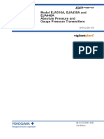 User's Manual: Model EJA310A, EJA430A and EJA440A Absolute Pressure and Gauge Pressure Transmitters