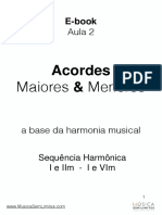 Acordes Maiores e Menores