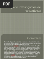 Trabajo de Investigacion de Ceramicoas