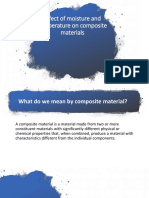 Effect of Moisture and Temperature On Composite Materials