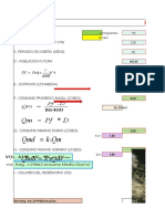 Calculo de Reservorio - Excelente