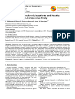 Cognition of Schizophrenic Inpatients and Healthy Individuals: Casual-Comparative Study