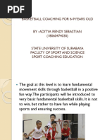 Basketball Coaching For 6-9 Years Old