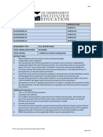 The Independent Institute of Education 2016: Additional Instructions