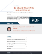 Running Board Meetings Using Lucid Meetings: Best For