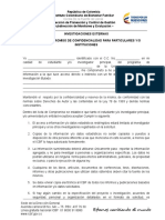 Acta de Compromiso y Confidencialidad