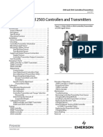 Fisher 2500 and 2503 Controllers and Transmitters: Instruction Manual