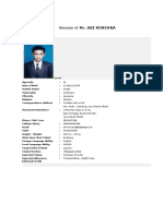 CV ADI KONCARA Newest