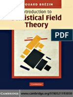 Introduction To Statical Fiel Theory