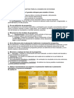 Preguntas de Exonomía, Teroría de Las Decisiones, Prospectiva