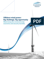 Offshore Wind Power Big Challenges Big Opportunity