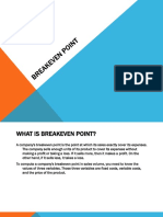 Breakeven Point Analysis