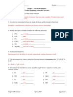 Chemistry Worksheet