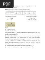 Calculo de Tamaño de La Muestra Ejercicios Investigacion