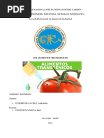 Informe Alimentos Transgenicos