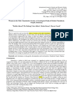 Women in The Male Chauvinistic Society: A Sociological Study of District Faisalabad, Punjab (Pakistan)