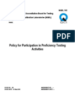 NABL-163-Policy For Participation in Proficiency Testing PDF