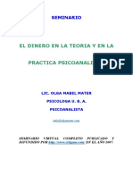 El Dinero en La Teoria y en La Practica Psicoanalitica 2 PDF