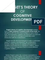 Piaget'S Theory: Cognitive Development