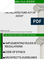 Bldg. Laws - Ra 9266