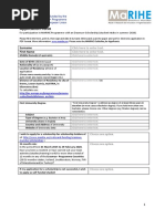 MARIHE Application Form 2020 Scholarship