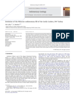 Evolution of The Miocene Sedimentary Fill of The Gediz Graben, SW Turkey