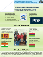 Effect of Watermeter Orientation On Household Meter Reading: Group Members: Supervisor