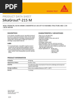 Sikagrout 215 M - Pds en PDF