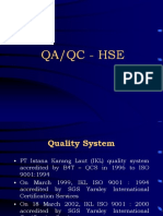 Qa/Qc - Hse