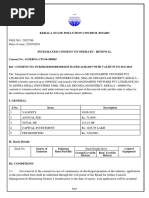 PCB Consent Renewal CertiFicate