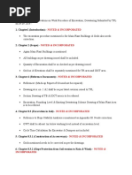 Observations On Work Procedure of Excavation