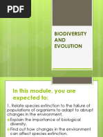 Biodiversity and Evolution