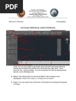 Autocad Graphical User Interface: 1. Quick Access Toolbar-In Above Window You Are Not Able To See Quick Access