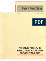 Violência e Mal Estar Na Sociedade