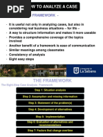 How To Analyze A Case: The Analysis Framework