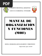 1172 - Manual de Organización y Funciones - MOF