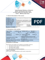 Activity Guide and Rubric - Task 2 - Writing Task Forum