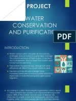 Iip Project: Water Conservation and Purification